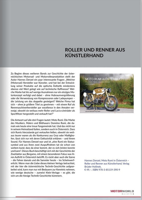 MOTO RUMI in Österreich