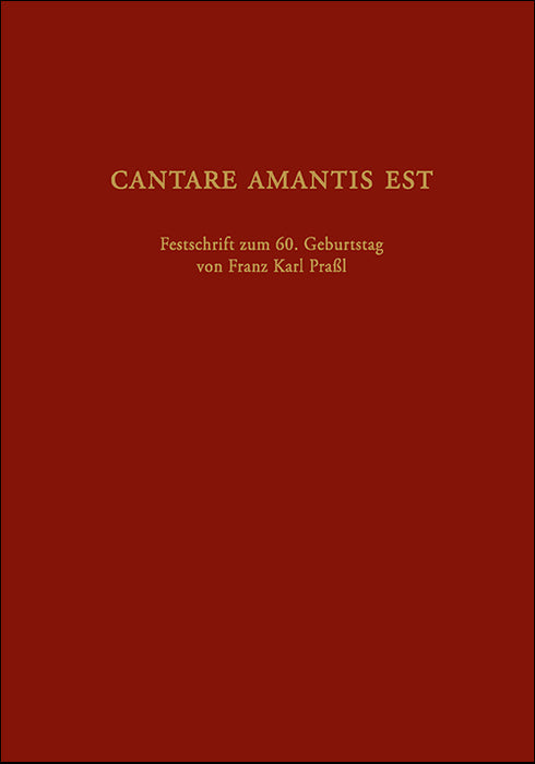 CANTARE AMANTIS EST