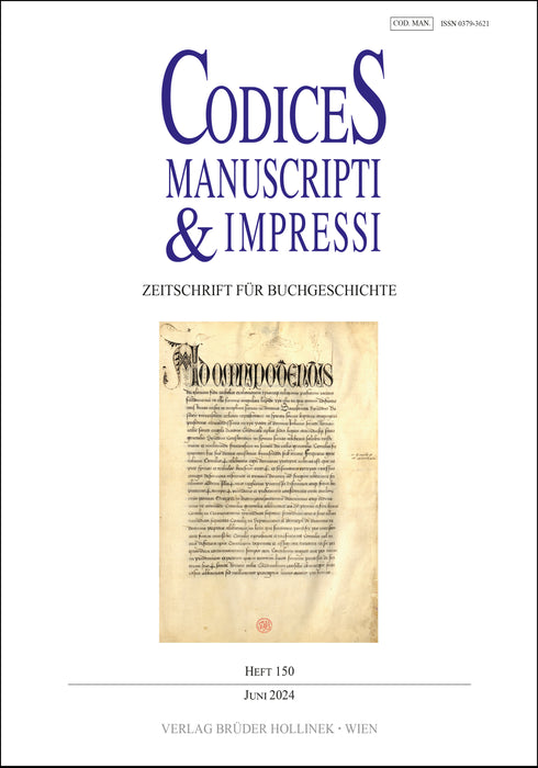 Codices Manuscripti & Impressi 150