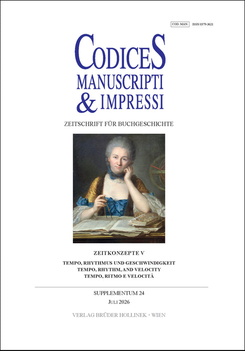 Codices Manuscripti & Impressi Supplement 24