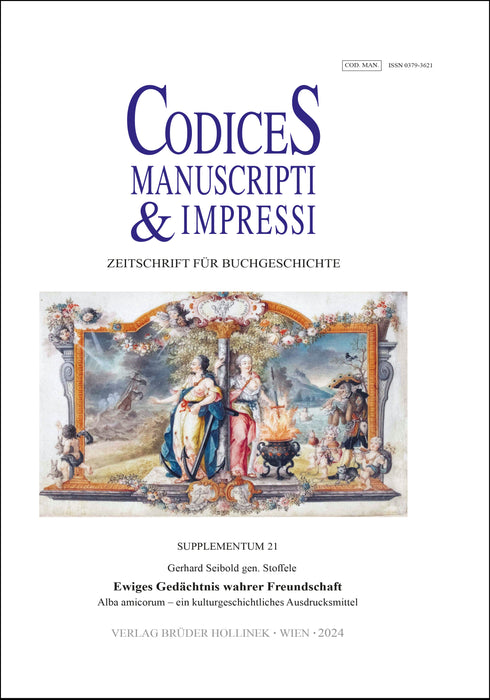 Codices Manuscripti & Impressi Supplement 21