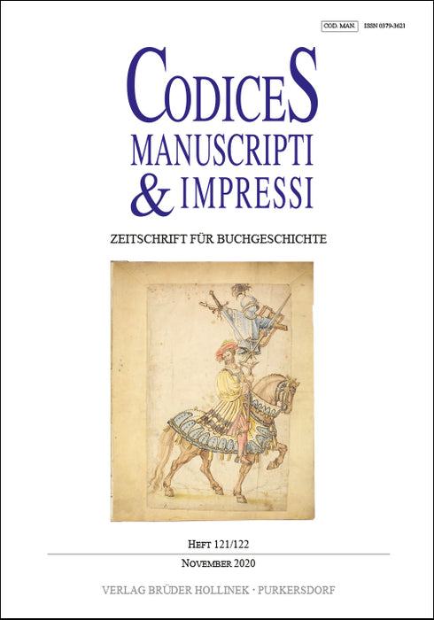 Codices Manuscripti & Impressi 121/122