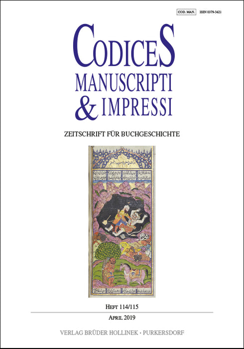 Codices Manuscripti & Impressi 114/115