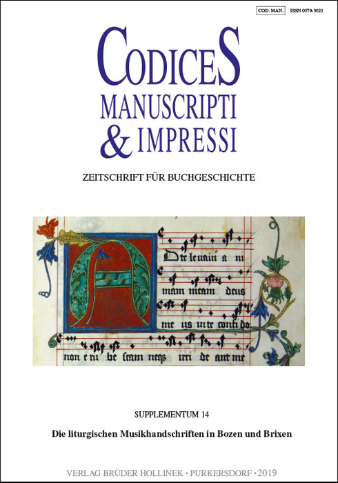 Codices Manuscripti & Impressi Supplement 14