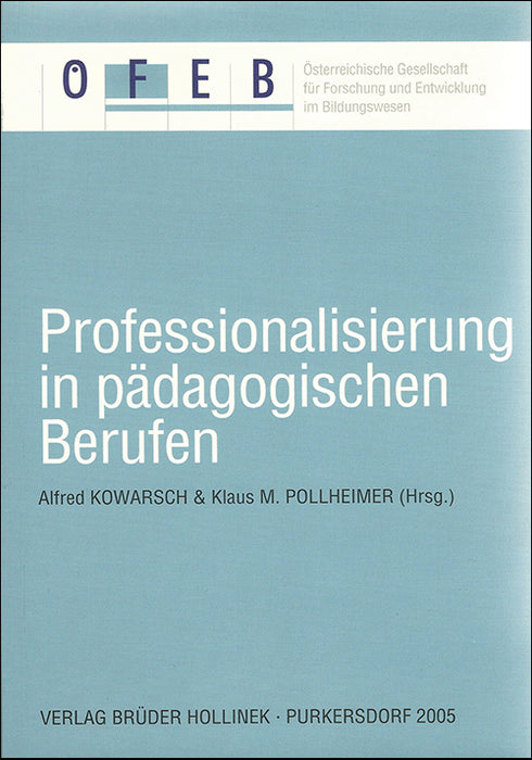 Professionalisierung in pädagogischen Berufen