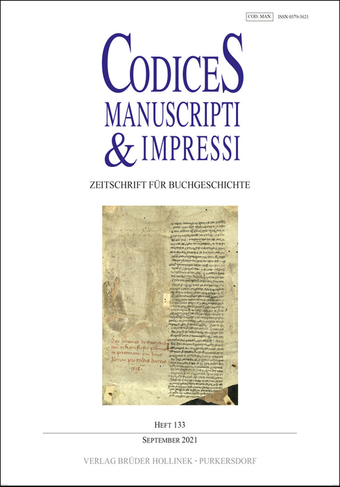 Codices Manuscripti & Impressi 133
