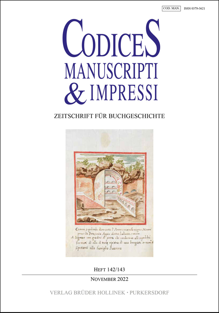Codices Manuscripti & Impressi 2022