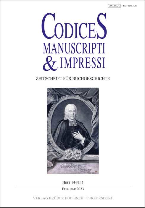 Codices Manuscripti & Impressi 144/145